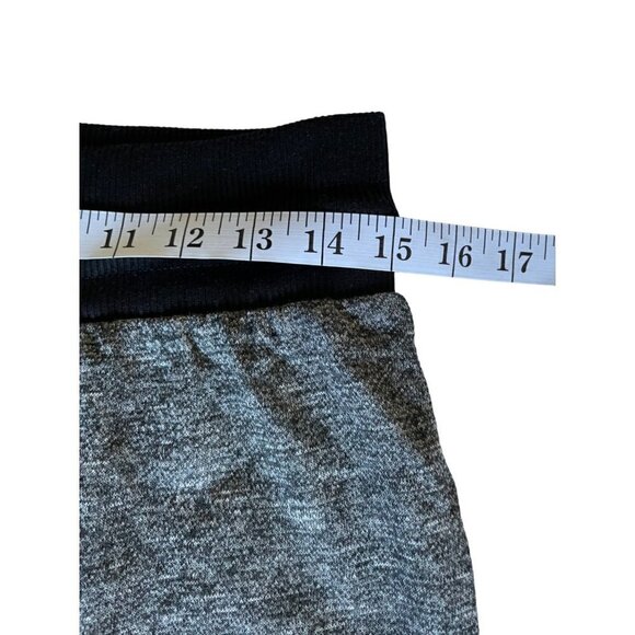 Connection 18 Women Sz M Athletic Sweatpants Pants Gray Black Stretch Waistband - Picture 6 of 9